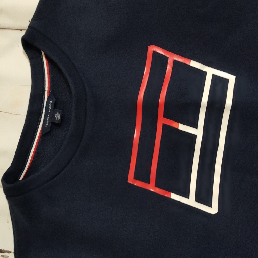 Tommy Hilfiger Navy Blue Sweater Xs - Picture 2 of 4